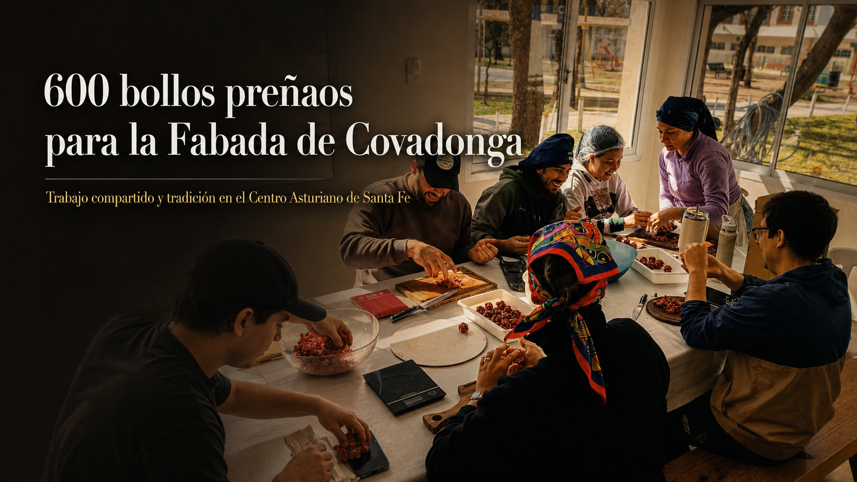 Más de 600 bollos preñaos listos para celebrar Covadonga