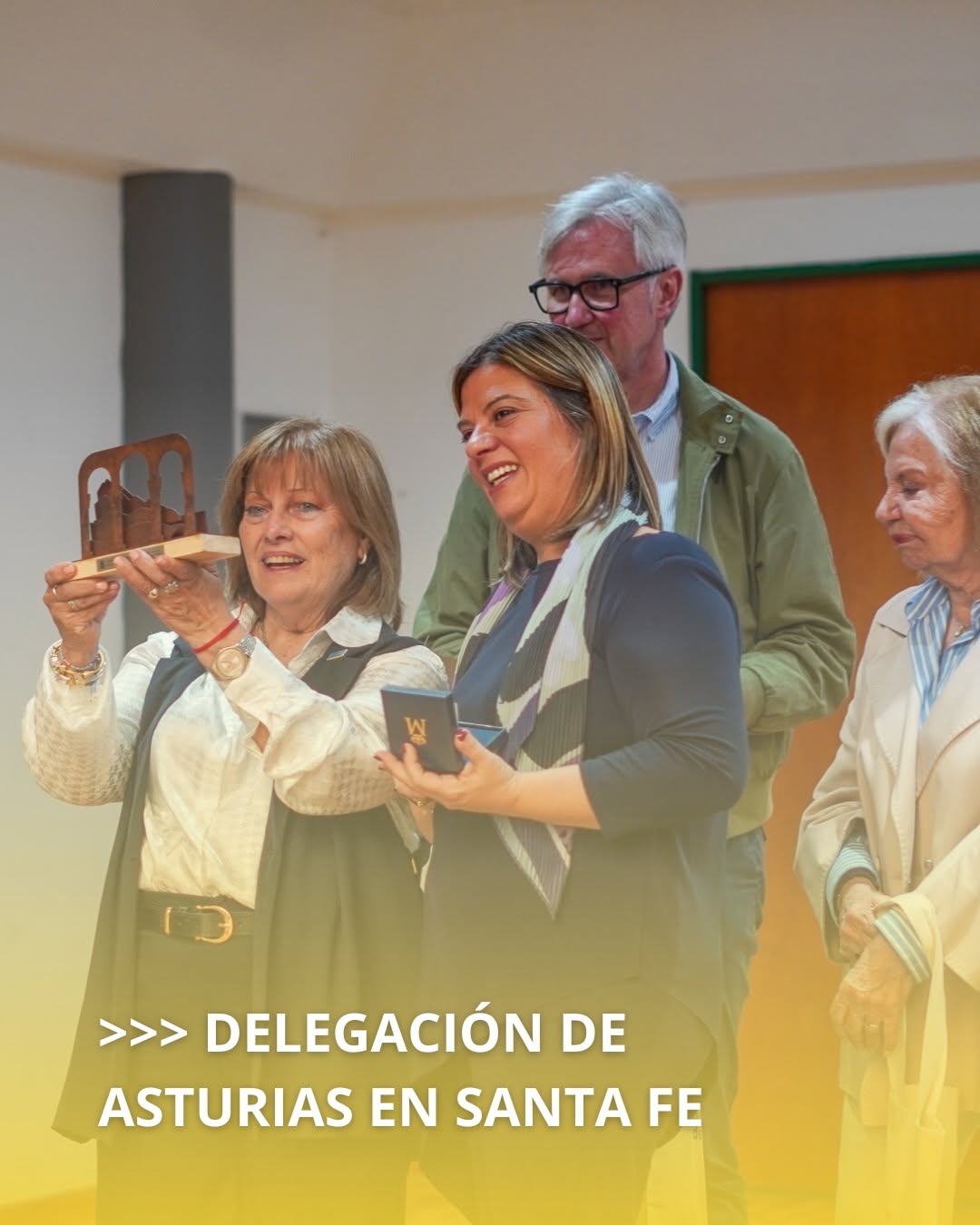 La delegación del Principado de Asturias visitó el Centro Asturiano de Santa Fe